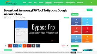 
                            6. Download Samsung FRP Tool To Bypass Google …