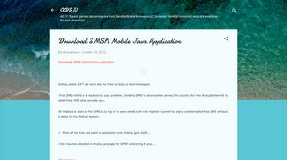 
                            9. Download SMSFi Mobile Java Application - ccdsiu