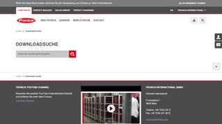 
                            3. Download Suche - Fronius