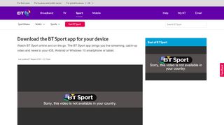 
                            4. Download the BT Sport app for your device | BT Sport