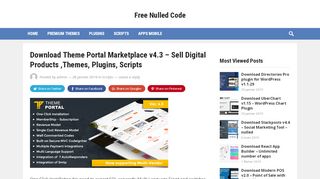 
                            5. Download Theme Portal Marketplace v4.3 – Sell Digital Products ...