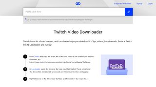 
                            6. Download Twitch clips, videos and live channels