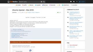 
                            3. Download Ubuntu Spezial – Mai 2018 - SoftArchive