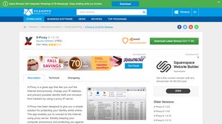 
                            3. Download X-Proxy 6.1.0.19 for Windows - Filehippo.com