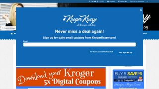 
                            11. Download your Kroger 5x Digital Coupons (268 …