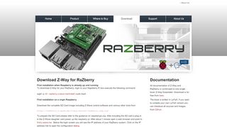
                            9. Download Z-Way for RaZberry
