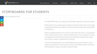 
                            8. Downloadable Storyboards for Students | EducationCloset