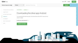 
                            7. Downloading the driver app Android | Uber