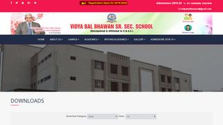 
                            2. Downloads - Welcome to VIDYA BAL BHAWAN SR. SEC ...