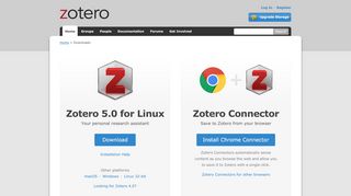 
                            4. Downloads - Zotero