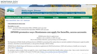 
                            1. DPHHS promotes ways Montanans can apply for ... - Montana.gov