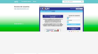 
                            4. dppa.lexiumonline.com - Acceso de usuarios - Dppa ... - Sur.ly