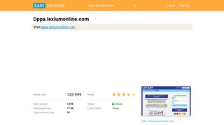 
                            1. Dppa.lexiumonline.com: Acceso de usuarios - Easy Counter