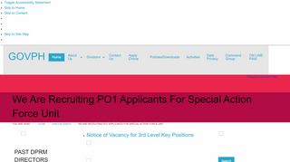 
                            9. DPRM Website - We Are Recruiting PO1 Applicants For ...