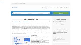 
                            7. DPSG Pay Stubs & W2s | MY PAY LOGIN