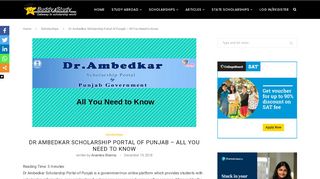 
                            10. Dr Ambedkar Scholarship Portal of Punjab: Scholarship List ...