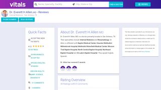 
                            5. Dr. Everett H Allen MD Reviews | San Antonio, TX | Vitals.com