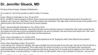 
                            6. Dr. Jennifer Glueck, MD - Healthgrades