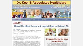 
                            2. Dr. Keel & Associates Healthcare | Family Medicine in Oxford, AL