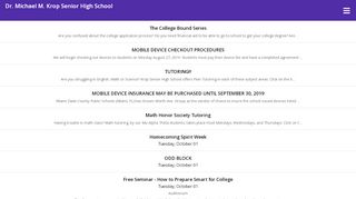 
                            2. Dr. Michael M. Krop Senior High School