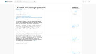 
                            4. Dr najeeb lectures login password | togpokasroxt