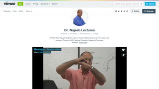 
                            9. Dr. Najeeb Lectures on Vimeo