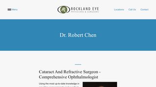 
                            8. Dr. Robert Chen - Rockland Eye Physicians