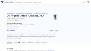 
                            6. Dr. Rogelio Garcia-Cavazos, MD - Reviews - Nacogdoches, TX