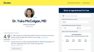 
                            1. Dr. Yuko McColgan, MD, Brookline, MA (02446) Primary Care ...