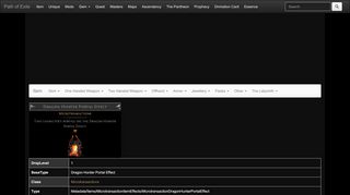 
                            3. Dragon Hunter Portal Effect - PoEDB: Exile Chronicles