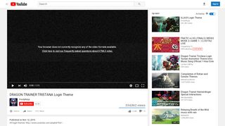 
                            2. DRAGON TRAINER TRISTANA Login Theme - YouTube