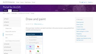 
                            8. Draw and paint—Portal for ArcGIS | ArcGIS Enterprise