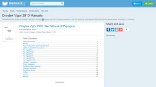 
                            9. Draytek Vigor 2910 Manuals - manualslib.com