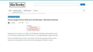
                            6. Dream League Soccer 2020 (DLS 20) Mod Apk + Obb Data ...