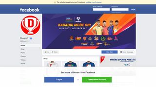 
                            11. Dream11 - Home | Facebook