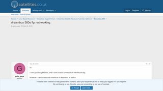 
                            3. dreambox 500s ftp not working - SatsUK