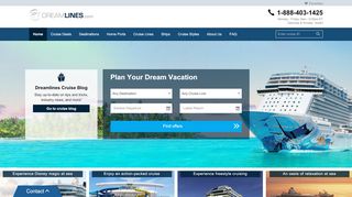 
                            8. Dreamlines: Cruise Vacations 2019 - 2020 | Save up to 47%