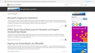 
                            7. DreamSpark – Microsoft Faculty Connection