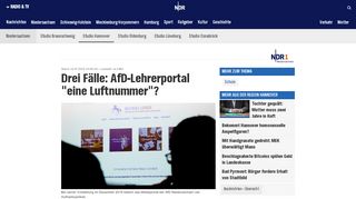 
                            2. Drei Fälle: AfD-Lehrerportal 