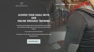 
                            2. DressagePro - Dressage training online