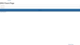 
                            1. DRG Parent Page - Log in