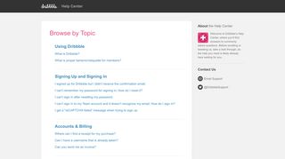 
                            3. Dribbble - Browse by Topic