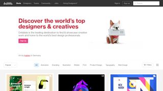 
                            1. Dribbble - Discover the World’s Top Designers & Creative ...