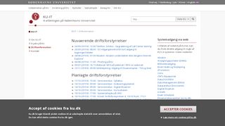 
                            9. Driftsinformation for it-systemer på KU – Københavns …
