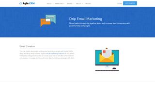 
                            8. Drip Email Marketing | Agile CRM