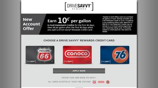 
                            2. Drive Savvy® Rewards Credit Card