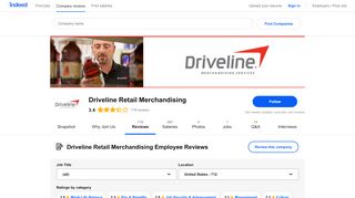 
                            8. Driveline Retail Merchandising Employee Reviews