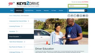 
                            8. Driver Education - California