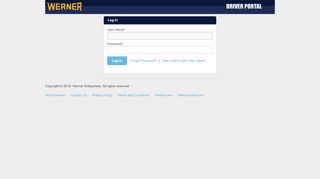 
                            2. Driver Portal - Werner Enterprises