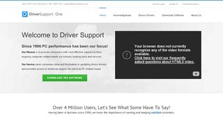 
                            4. Driver Support - (Since 1996) The Windows Driver Authority